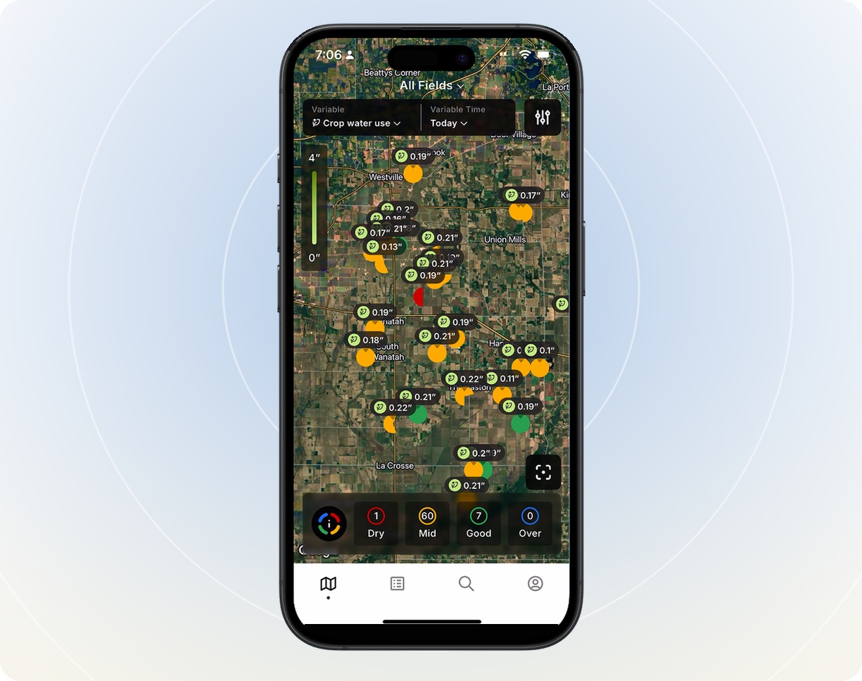 Arable app irrigation insights